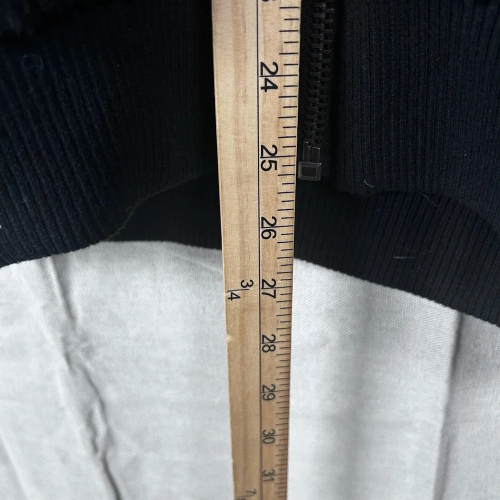Obey N89‎ Propaganda Mens XS Black Sherpa Fleece Full Zip Hoodie Jacket